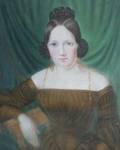 042105 AMERICAN PASTEL PORTRAIT OF ARISTOCRATIC LADY
