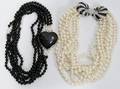 040198 ONYX STRAND NECKLACE  KENNETH LANE NECKLACE