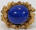 021175 SCHLUMBERGER 18KT GOLD  LAPIS LAZULI RING