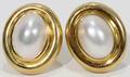 021166 PALOMA PICASSO 18KT GOLD MOBE PEARL EARRINGS