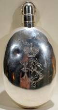 011277 VICTORIAN STERLING SILVER FLASK LONDON