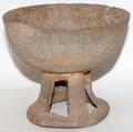 011262 KOREAN SILLA PERIOD POTTERY BOWL H35 DIA4