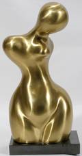 011268 A DUBOIS BRONZE SCULPTURE ABSTRACT FIGURE