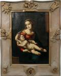 122108 A CIAPP OIL ON CANVAS MADONNA  CHILD