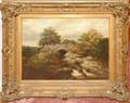 122126 MARK DESSURNE OIL ON CANVAS ENGLISH LANDSCAPE