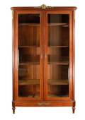 Louis XVI Style Walnut Double Door Armoire