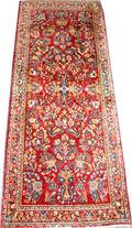 052198 SAROUK PERSIAN RUG 73 X 30 12
