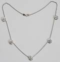 052161 475CT CLUSTER BY THE YARD DIAMOND NECKLACE
