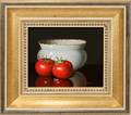 051196 RONALD BERGER OIL WHITE BOWL WRED TOMATOES