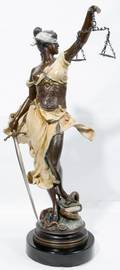051190 CMONTGOMERY BRONZETHEMIS GODDESS OF JUSTICE