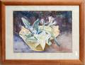 050207 JESSIE VOLK WATERCOLOR STILL LIFE OF LILIES