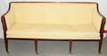 042153 SHERATON MAHOGANY SOFA C 1820 L 76 D 26