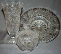 041240 WATERFORD CRYSTAL VASE BOTTLE COASTERS  BOX