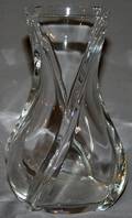 041236 BACCARAT CRYSTAL SWIRLFORM VASE H 6