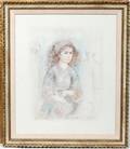 040208 EDNA HIBEL STONE LITHOGRAPH SONDRA