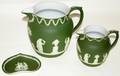 032216 WEDGWOOD JASPERWARE PITCHERS  HEART DISH