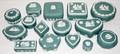 032214 WEDGWOOD TEAL JASPERWARE COVERED BOXES C1985