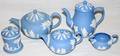 032208 WEDGWOOD BLUE JASPERWARE COFFEE GROUP