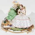 031239 ROYAL WORCESTER PORCELAIN GROUP THE PICNIC