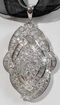 022162 14KT WHITE GOLD DIAMOND PENDANT 675 CTS