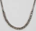 020149 18K WHITE GOLD DIAMOND 10 CTS NECKLACE SI1