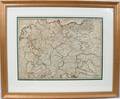 012131 1642 MAP OF EUROPEAN REGIONS ANTIQUE