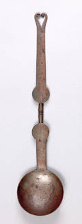 Pennsylvania wrought iron ladle dated 1835