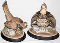 122174 BOEHM BISQUE BIRD FIGURINES RUFFLED GROUSE