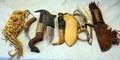 060202 AMERICAN HAND MADE KNIVES  SHEATHS SIX
