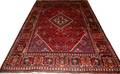 052206 HEREZ WOOL PERSIAN RUG GEOMETRIC FLORAL