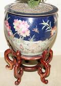 050239 CHINESE PORCELAIN JARDINIRE H 13 DIA 15