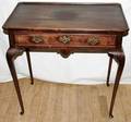 041254 QUEEN ANNE STYLE MAHOGANY TEA TABLE H 27 78