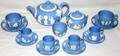 032271 WEDGWOOD JASPERWARE TEAPOT SUGAR GROUPING