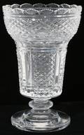 031288 WATERFORD HANDCUT CRYSTAL VASE H 8 34