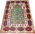 022215 TURKISH HAND WOVEN PRAYER RUG 5 2 X 3 9