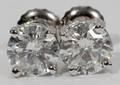 012176 15CT DIAMOND STUD EARRINGS 18K SETTING