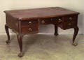 Chippendale style mahogany partners desk
