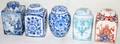011349 DELFT TEA CADDIES 4  ONE MAKKUM TEA CADDY