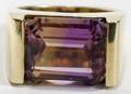 122215 14K YELLOW GOLD AMETRINE APPROX9CTS RING