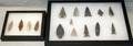 060241 AMERICAN CARVED STONE ARROW HEADS 15 PCS