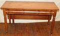 051298 AMERICAN MAHOGANY DROPLEAF TABLE WGATE LEG