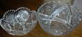 051271 CUT GLASS BOWLS C 1900 TWO DIA 8  9