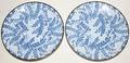 041289 CHINESE BLUE  WHITE PORCELAIN DISHES 19TH C