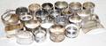 041309 SILVERPLATE NAPKIN RINGS MOSTLY AMERICAN