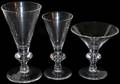 021287 STEUBEN GLASS STEMWARE 19 PIECES