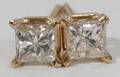 020256 14KT YELLOW GOLD AND DIAMOND EARRINGS