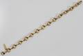 011394 18K YELLOW GOLD LINK BRACELET 279 GRAMS L8