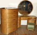 011377 JOHN WIDDICOMB ART DECO BEDROOM SET C1930