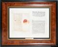 010237 EMPRESS MARIA THERESA SIGNED DOCUMENT 1745