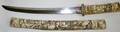 010229 JAPANESE CARVED BONE SMALL SWORD C1930